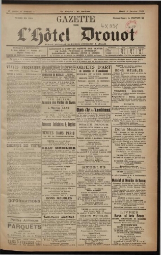 Gazette de l'Hôtel Drouot. 50 : 1932