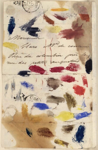 Lettres d'artistes à la famille Haro : Delacroix, Ingres et divers