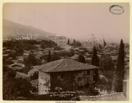 Brousse, vue panoramique, Turbé et mosquée verts, 1894