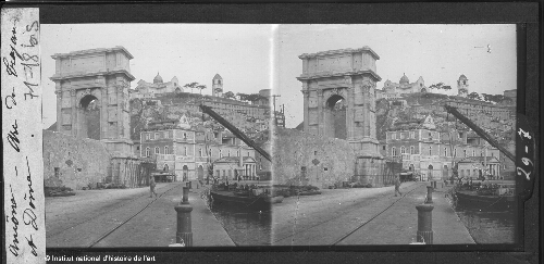 Ancône. Arc de Trajan et Dôme