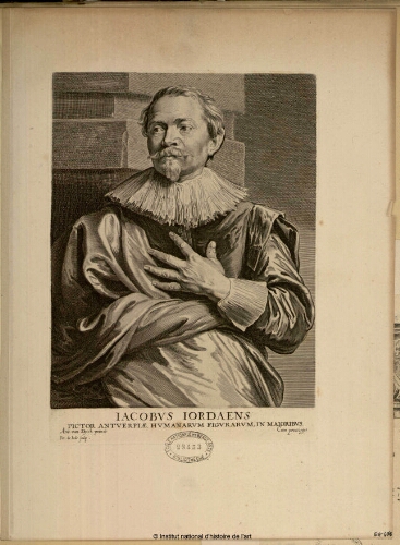Jacobus Jordaens, pictor antverpiae, humanarum figurarum, in maioribus