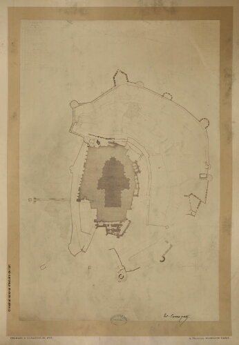 Mont Saint-Michel, plan général