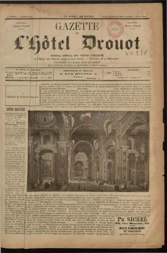 Gazette de l'Hôtel Drouot. 17 : 1897