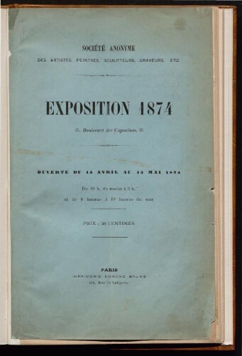 Exposition 1874