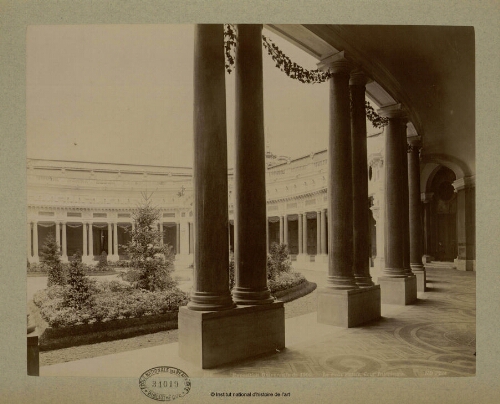 Exposition Universelle de 1900. Le Petit Palais, Cour Intérieure