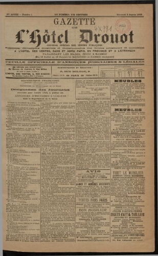 Gazette de l'Hôtel Drouot. 36 : 1918