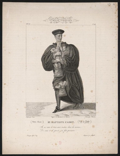 M. Baptiste Cadet, Théâtre français, rôle de Dandin dans Les Plaideurs
