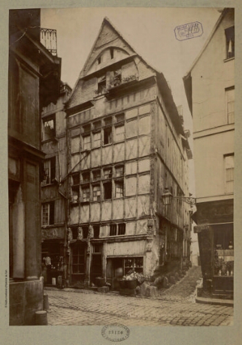 Rouen, maison du XVe siècle