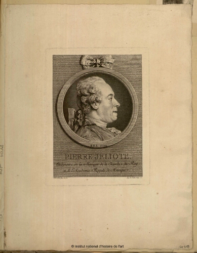 Pierre Jeliote, ordinaire de la Musique de la Chambre du Roy et de l'Académie Royale de Musique