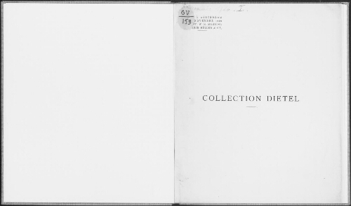 Collection Dietel : [vente du 30 novembre 1926]