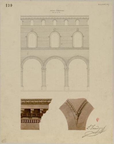 Bologne 1827, Palais Scaranni