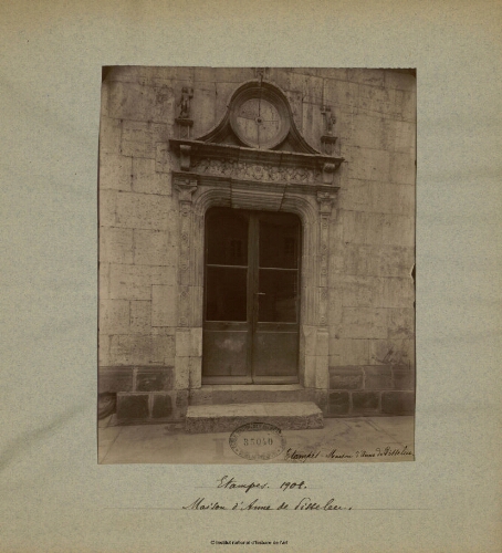 Etampes (1908), Maison d'Anne de Pisseleu