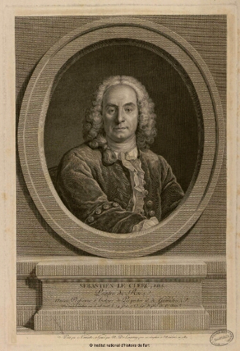 Sébastien Le Clerc, fils, peintre du Roi, ancien professeur d'histoire, de perspective et de géométrie [...]