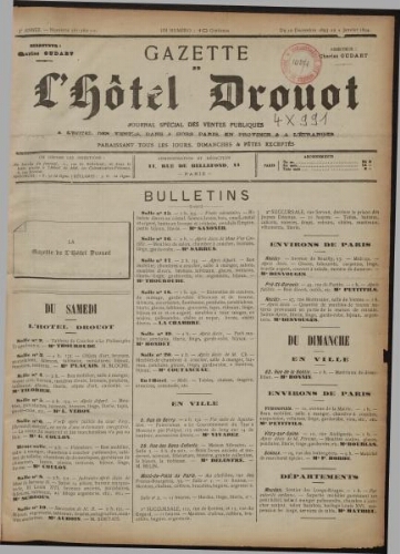 Gazette de l'Hôtel Drouot. 11 : 1894
