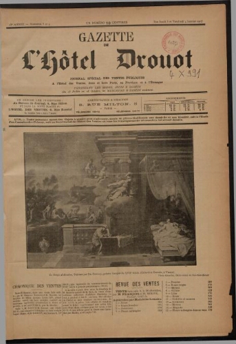 Gazette de l'Hôtel Drouot. 27 : 1907
