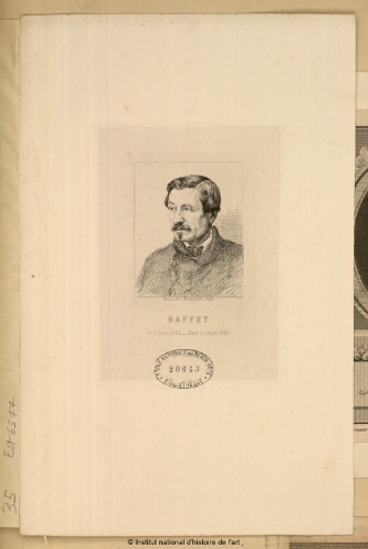 Raffet né à Paris 1804, mort à Gênes 1860