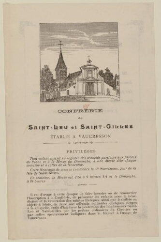 [Saint Leu et Saint Gilles, Vaucresson (Hauts-de-Seine), Eglise paroissiale Saint-Leu Saint-Gilles]