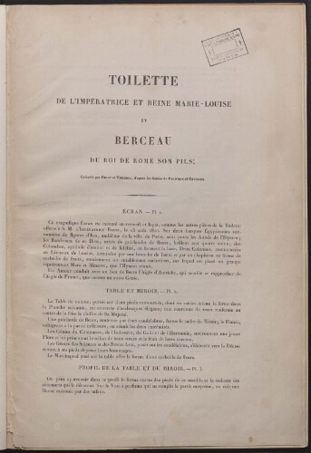 Jean-Antoine Pierron, Adrien-Louis Cavelier (1785-1867), d'après Prudhon, Pierre Paul (1758-1823). Recueil factice en 3 fascicules : Toilette de l'impératrice [...]