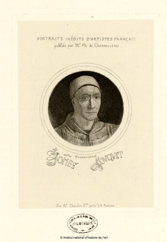 Johannes Fouquet (Portraits inédits d'artistes français, publiés par M. Ph. de Chennevières)