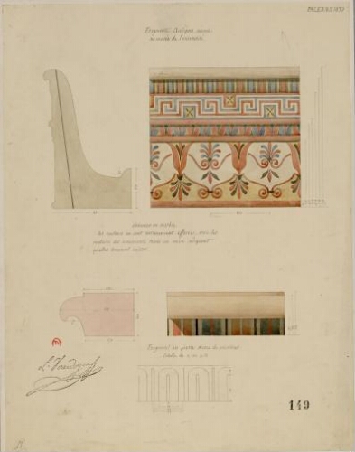 Palerme 1830, Fragments antiques réunis au musée de l'université