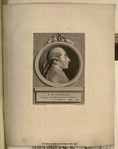 N. B. Lépicié, professeur de l'Académie Royale de Peinture et de Sculpture