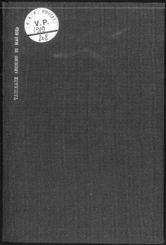 Catalogue des tableaux anciens et modernes [...] : [vente du 31 mai 1919]