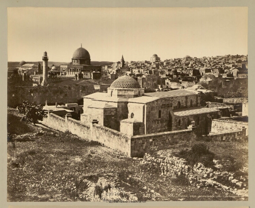 Eglise St Anne, vue générale de Jérusalem
