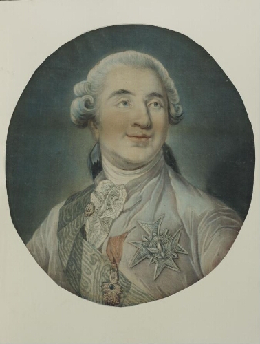 [Portrait du Roi Louis XVI, dans un médaillon ovale]