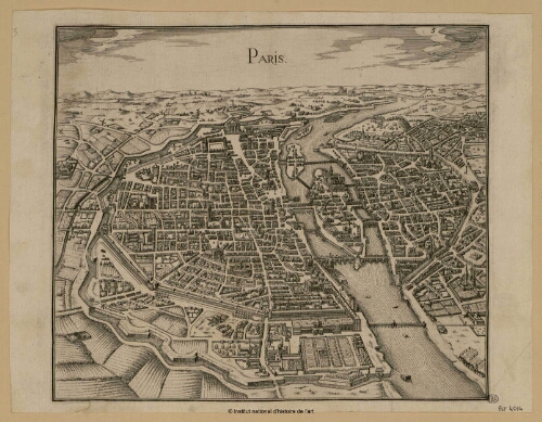 [Plan de Paris vers 1600]
