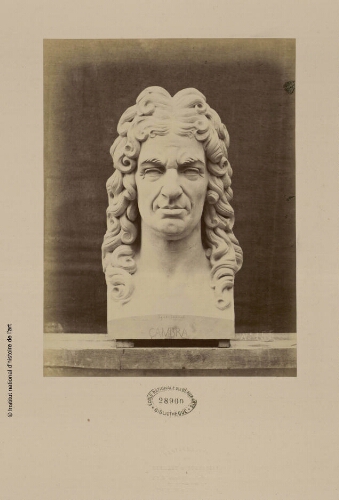 [Paris, Opéra Garnier, buste de Cambra]