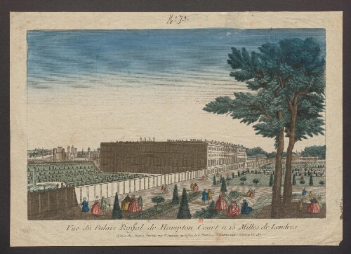 Vue du Palais royal de Hampton Court [...]