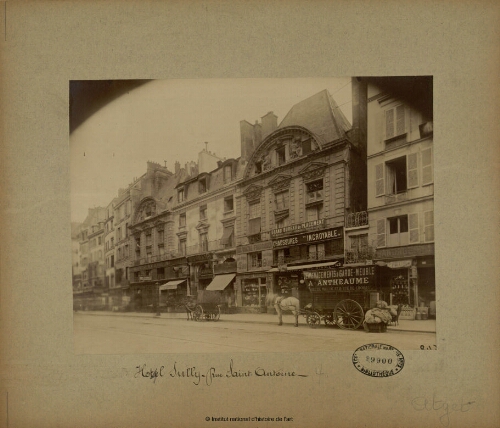 Hôtel Sully, Rue Saint Antoine