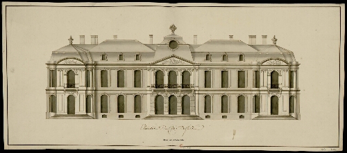 [Projet pour rebâtir le château du Marquisat de La Londe, entre Louviers et Rouen]